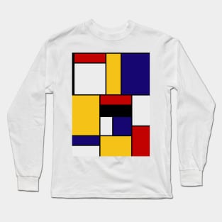 Mondrian De Stijl Long Sleeve T-Shirt